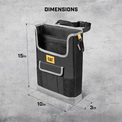 3-Piece Car Organizer Bundle – Collapsible Trunk Organizer, Portable Seat Caddy with Adjustable Straps & 2.4 Gallon Leak-Proof Trash Can Cooler for Cars, Trucks, and SUVs Black - view 6