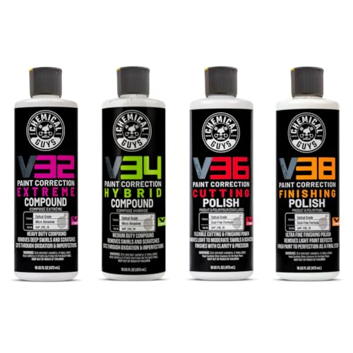 V Line Polish & Compound Kit, Paint Correction, 4 x 16 oz