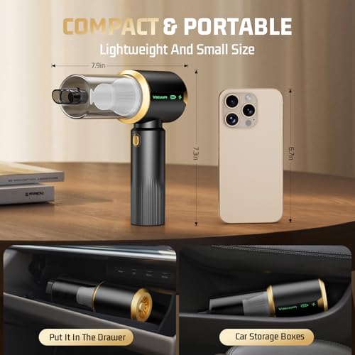 Cordless Handheld Car Vacuum Cleaner: 7-in-1 & 16000Pa Strong Suction - view 5