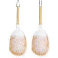 Feather Duster, Lambswool Duster for Cleaning Set of 2