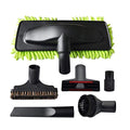 6PCS 1 1/4" 32-35mm Universal Hard Floor Washable Sweeper Microfiber Chenille Dust Mop Brush Kit Head Fit All Vacuum Brands Cleaner Accessories Horsehair Brush Kit for Most Brands