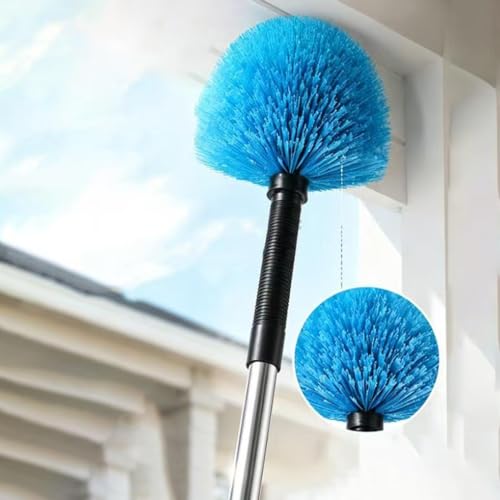 Cobweb Duster with Extension Pole, Long Washable Corner Dust Removal Wand - view 3