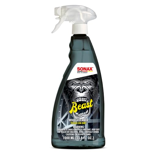 The Beast Wheel Cleaner, Color-Changing Non-Acid Formula, 1 Liter