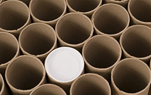 2 x 15 Inch Kraft Mailing Tubes with End Cap - 12 Pack - view 4