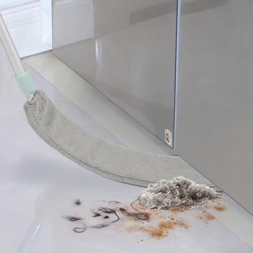 Retractable Gap Dust Cleaner, Long Handle CleaningTool with 3 Washable Microfiber Dusting Cloths, Duster Brush for Cleaning Under Appliances - view 7