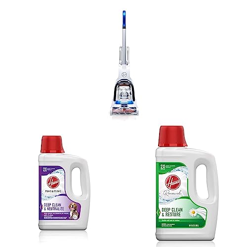 PowerDash Pet Compact Carpet Cleaner, Shampooer Machine & Paws & Claws Deep Cleaning Carpet Shampoo with Stainguard & Renewal Deep Cleaning Carpet Shampoo, Concentrated Machine Cleaner Solution