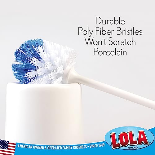 Classic Toilet Brush, Durable Fiber Stiff Bristles, Non-Scratch - 2 PK - view 5