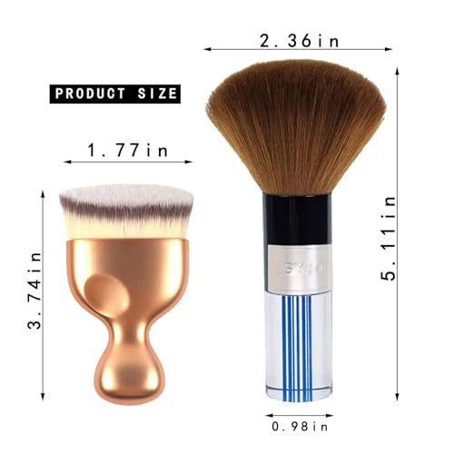 Car Interior Dusting Brush Auto Dust Sweeping Soft Detail Brush Mini Dash Duster for Car Interior Cleaning Brush for Car Air Vent & Dashboard Small Duster Car Detailing Brush Interior 2PCS - view 2
