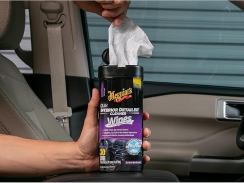 Quik Interior Detailer Wipes, Cleans, Protects & Refreshes All Car Surfaces, 30 Ct, 3 Pack - view 6