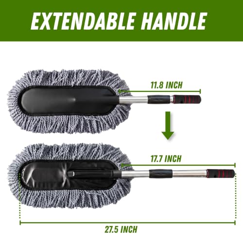 Microfiber Car Duster Cleaning and Car Dash Brush Supplies for Dashboard - view 6