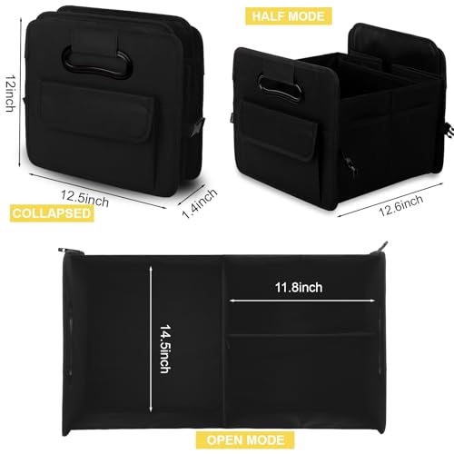 Car Trunk Organizer, Collapsible Car Organizers and Storage Large Black - view 6