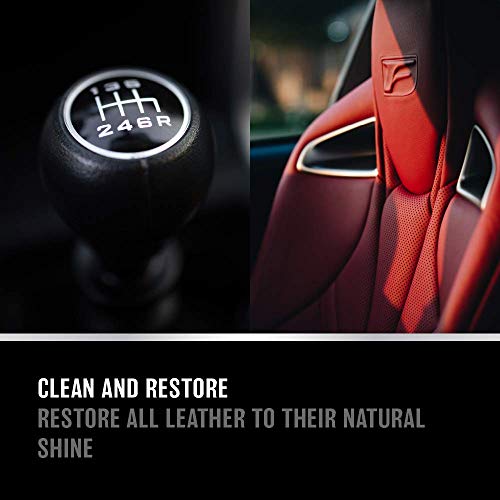 Leather Seat Cleaner and Conditioner Bundle - Spray and Liquid for Car Seats, Shoe, Furniture, Couch, Purses, or Jacket - Car Detailing Products, Cleaning Supplies Auto Care Accessories - view 4