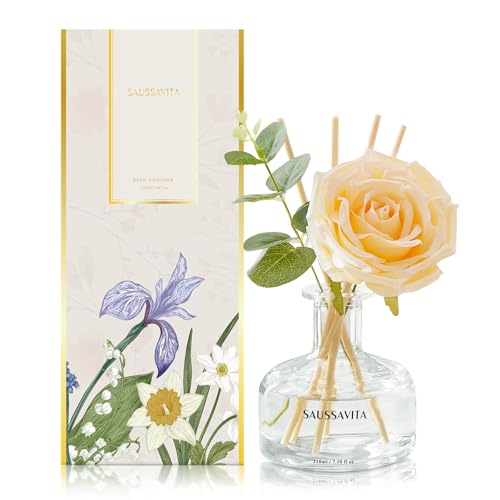 Reed Diffuser Set 7.10 oz Vanilla Scented Air Freshener for 120 Days