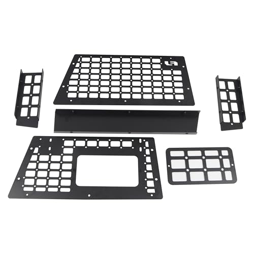 For Toyota FJ Cruiser (XJ10) 2007-2022 MOLLE Panel Storage Basket Trunk Shelf Organizer Interior Rear Cargo Racks Holder (Driver Side Storage Box) - view 6
