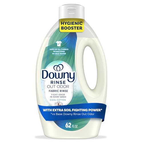 Rinse Out Odor Fabric Rinse, Cool Cotton Scent, 62 fl oz, Fabric Odor Remover Rinse, Fights Odors at the Source