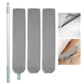Retractable Gap Dust Cleaner, Long Handle CleaningTool with 3 Washable Microfiber Dusting Cloths, Duster Brush for Cleaning Under Appliances