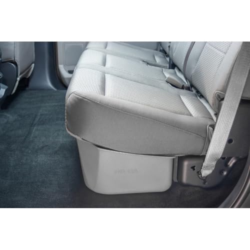 DUHA 20111 Under Seat Storage fits 2015-2026 F150 SuperCrew & 2017-2026 F250 F350 F450 F550 Super Duty Crew Cab | Light Gray Heavy-Duty Back Seat Organizer | Includes Dividers - view 5