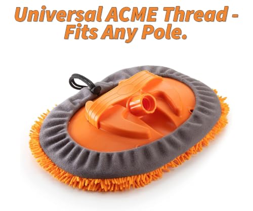 Wall & Car Duster Chenille Microfiber Cleaning Head (Pole Sold Separately) - view 6