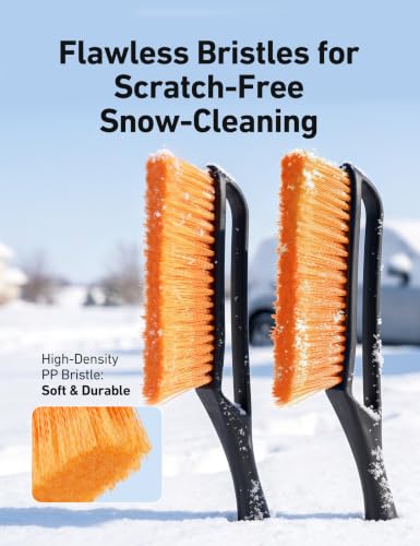 2-Pack 27" Snow Brush & Ice Scraper for Car Windshield Snow Removal - view 3