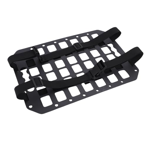 Car Seat Back Molle Panel Organizer Aluminum Modular Storage Panel Compatible with L Track Systems for Truck SUV RV Van Interior Organization 14 x 10 x 0.08 Inches - view 4