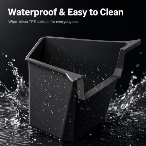 Rear Trunk Storage Bins with Lids for 2025–2026 Tesla Model Y Juniper [Not for Model YL Premium 6-Seater], 2-Pack TPE Waterproof Rear Trunk Organizer Boxes, Interior Storage Accessories - view 6