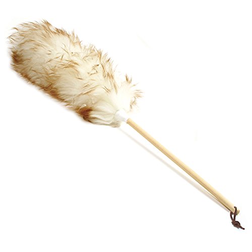24-Inch Pure Lambs Wool Duster with Wood Handle