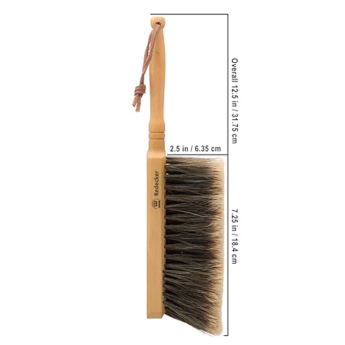 Horsehair Brush with Oiled Beechwood Handle, 11-3/4-Inches - Kitchen Bench Brush - view 3