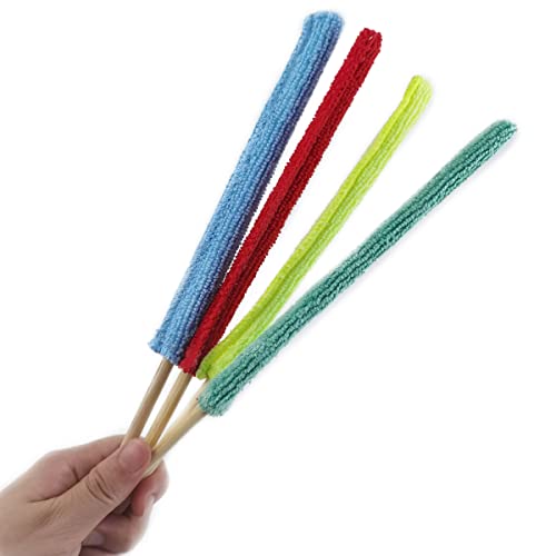 30PCS Microfiber Detail Duster Sticks Crevice Cleaning Tool Brush Mini Detail Dusters for Cleaning Home Car Window The Smallest Spaces - view 3