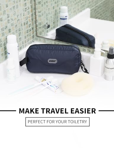 Travel Small Toiletry Bag for Men, Navy, 7.9 * 3.7 * 2 Inches - view 5