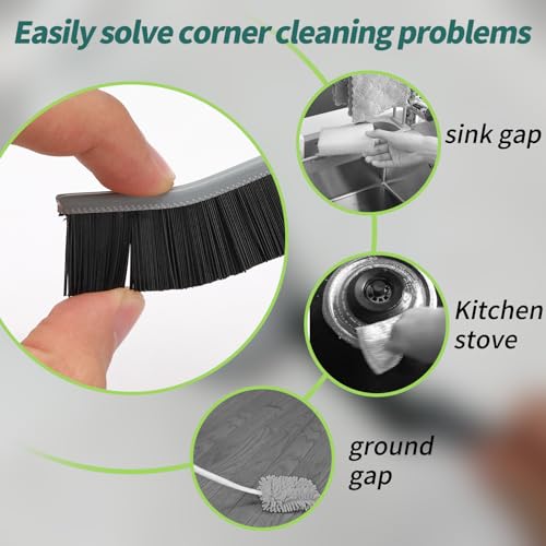 9 Pcs Crevice Cleaning Brush,Hand-held Groove Gap Cleaning Tools - view 3