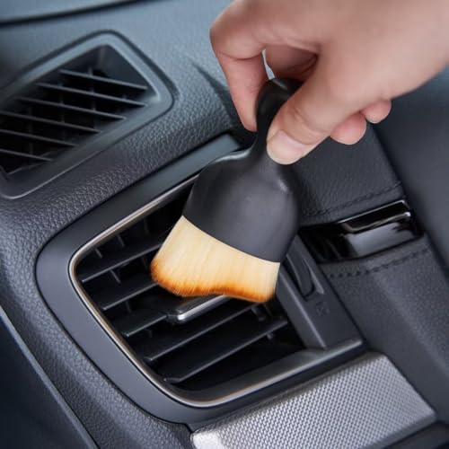 Car Interior and Exterior Soft bristles Detail dust Automotive Brush dusting Brush Dashboard Cleaning Brush Home Office Computer Keyboard dusting Tools+ Double-Sided Suede Cleaning Towel - view 5