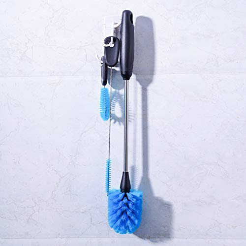 3-in-1 Water Bottle Brush and Straw Cleaning Set, Round Head - view 6