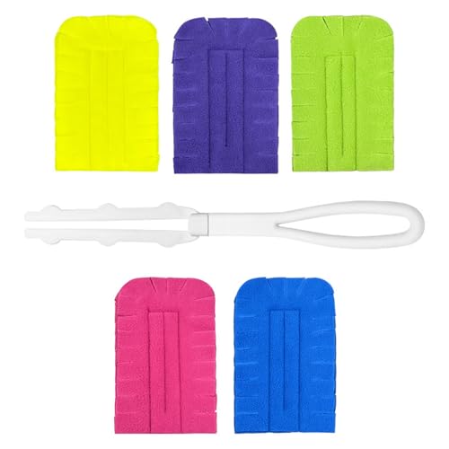 Multifunctional Fiber Duster Refill for Handheld Dusting Wand Effectively Captures Fine Particles