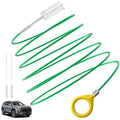 Car Sunroof Cleaning Brush with 2 Pack Straw Cleaning Brush