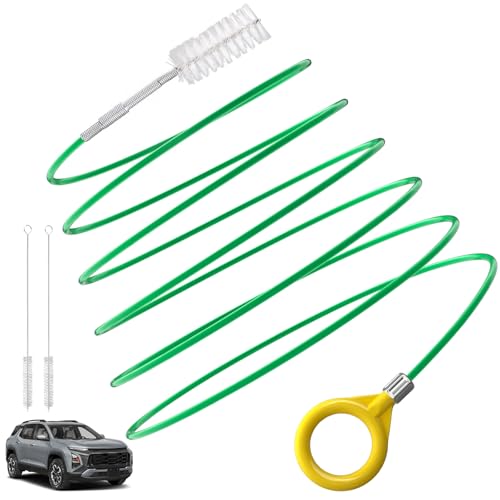 Car Sunroof Cleaning Brush with 2 Pack Straw Cleaning Brush