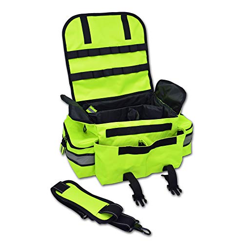 Lightning X Small First Responder EMT EMS Trauma Bag Stocked First Aid Fill Kit B (Fluorescent Yellow) - view 3