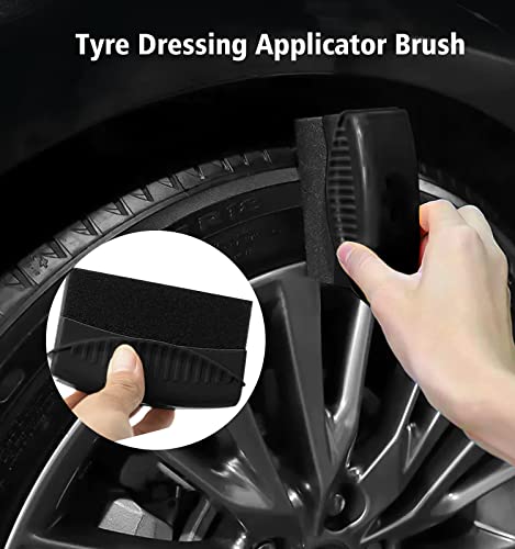 Wheel Cleaning Kit, 5Pack Bendable Rim Cleaner, Red - view 6
