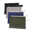 100% Cotton 16oz Heavy Duty Multi-purpose Canvas Zipper Tool Bag Organize Storage Pouch 4-pack