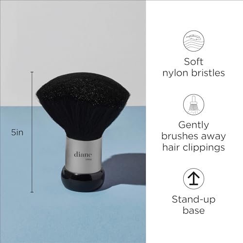 Neck Duster Brush for Hair Cutting, Soft Nylon Bristles, 5" - view 2