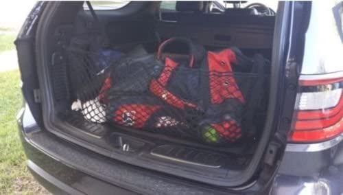 Envelope Style Trunk Mesh Cargo Net - Dodge Durango SXT GT R/T SRT 1998 - 2025 Car Accessories - Premium Trunk Organizers and Storage - Cargo Net For Truck - Best Carrier Organizer for Dodge Durango. - view 5