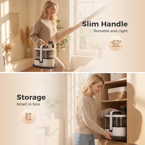 Portable Carpet Steam Cleaner, 18KPa Upholstery Cleaner Machine - view 7