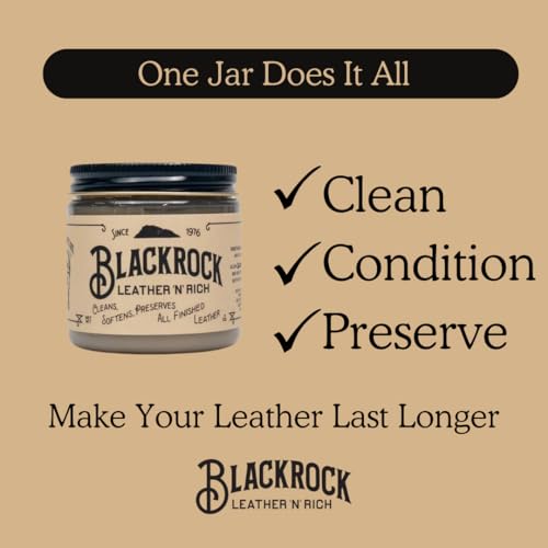 LEATHER N RICH - Quality leather cleaner and conditioner, Made in the USA since 1976 - Leather care for boots, saddles, car interiors, furniture, horse tack. Easy to use. - view 3