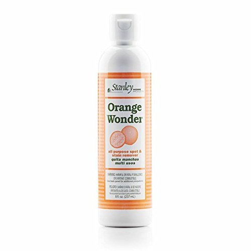 Orange Wonder Spot & Stain Remover 8 oz – For Fabric, Carpet, Upholstery & Hard Surfaces – All-Purpose Cleaner (Pack of 1)