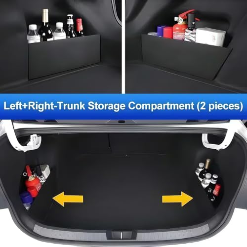 Car Rear Trunk Organizer Compatible with Tesla Model Y 2025 - view 2