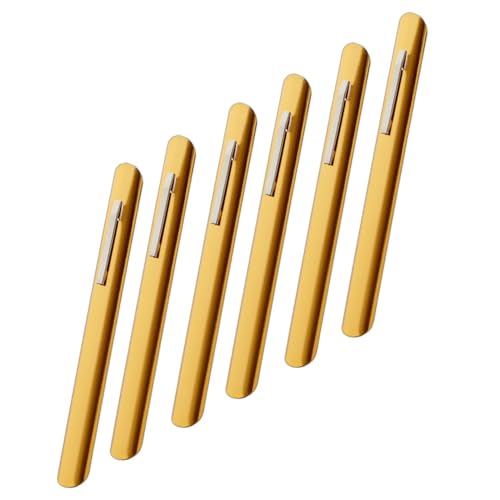 NEW, Restaurant Table Crumbers w/Pocket Clip, Gold-Finish Aluminum, Waiter Waitress Table Crumber - Set of 6