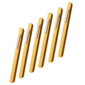 NEW, Restaurant Table Crumbers w/Pocket Clip, Gold-Finish Aluminum, Waiter Waitress Table Crumber - Set of 6