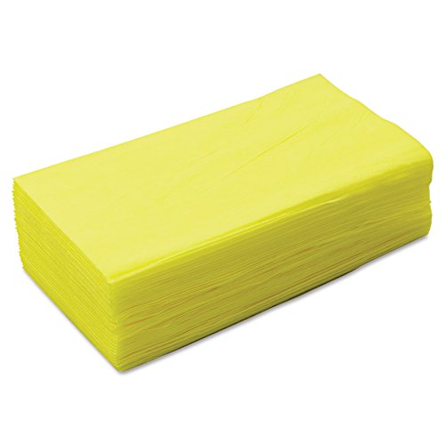 24" x 24" Nonwoven Treated Yellow Dust Cloths (Pack of 50) - view 2