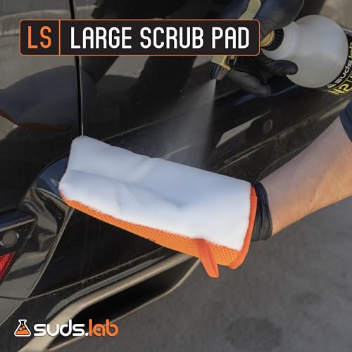 Suds Lab Oversized Scrub Pad, Heavy Duty Interior Car Cleaning Mitt, Auto - view 3