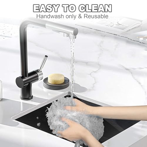 Ceiling Fan Cleaner Duster with Extension Pole, Gray 4.2FT - view 6