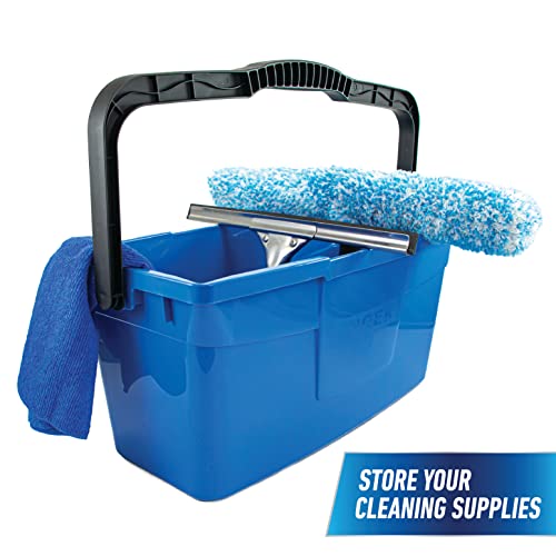 Professional 3 Gallon Bucket – Compact Cleaning Bucket, Comfort-Grip Handle, 2 Pour Spouts, Portable Cleaning Supplies, Plastic Mop Bucket for Floor, Window & Household Cleaning - view 3